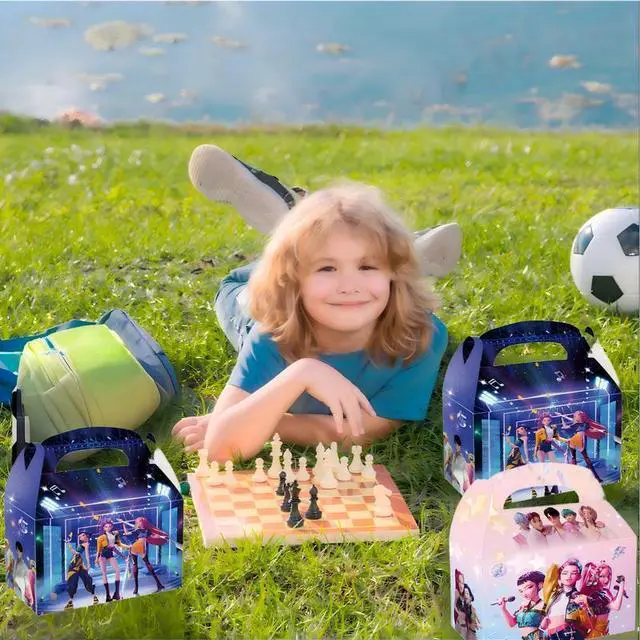 Alt view image 4 of 7 - 12 Pcs Kpop Demon Hunter Goodie Boxes Kpop Demon Hunter Party Favor Boxes for Kpop Demon Hunter Birthday Party Decorations