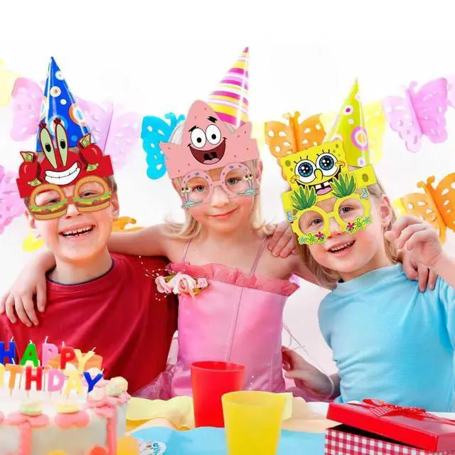 Alt view image 3 of 7 - SpongeBob Party Decorations SpongeBob Party Favors Kids Photo Props Gift Supplies