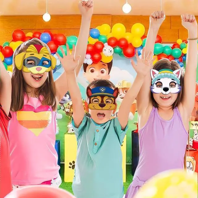 Alt view image 3 of 4 - 12 Pcs Paw Patrol Lot Masks Cosplay Costume Party Carnival Birthday Decoration