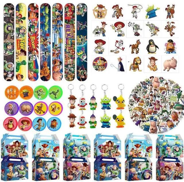 Main image of 118pcs Toy Story Party Favors for Kids, Toy Story Birthday Party Favors Set- Toy Story Goodie Boxs Key Chains Stickers etc Toy Story Party Supplies, for Toy Story Birthday Decorations