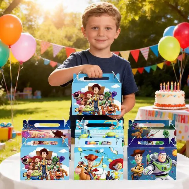 Alt view image 5 of 7 - 118pcs Toy Story Party Favors for Kids, Toy Story Birthday Party Favors Set- Toy Story Goodie Boxs Key Chains Stickers etc Toy Story Party Supplies, for Toy Story Birthday Decorations