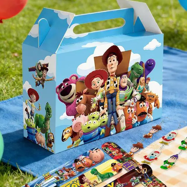 Alt view image 6 of 7 - 118pcs Toy Story Party Favors for Kids, Toy Story Birthday Party Favors Set- Toy Story Goodie Boxs Key Chains Stickers etc Toy Story Party Supplies, for Toy Story Birthday Decorations