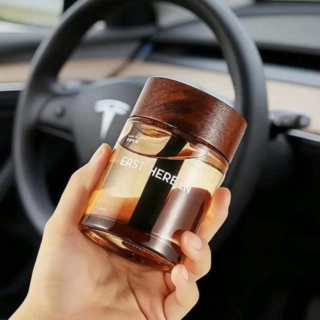 Alt view image 6 of 6 - Cedar Rose Car Air Freshener Aromatherapy Reed Diffuser Natural Car Interior