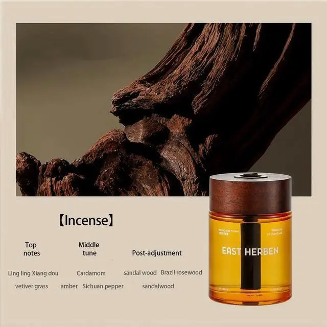 Main image of Ebony Agarwood Car Air Freshener Aromatherapy Reed Diffuser Natural Car Interior
