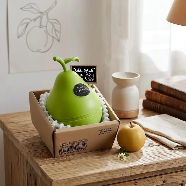 Alt view image 3 of 7 - Pear Car Scent Car Air Freshener Solid Perfume Air Freshener Gift Office Home