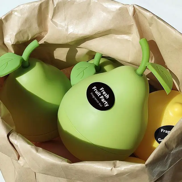 Alt view image 5 of 7 - Pear Car Scent Car Air Freshener Solid Perfume Air Freshener Gift Office Home