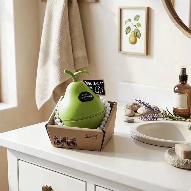 Alt view image 6 of 7 - Pear Car Scent Car Air Freshener Solid Perfume Air Freshener Gift Office Home
