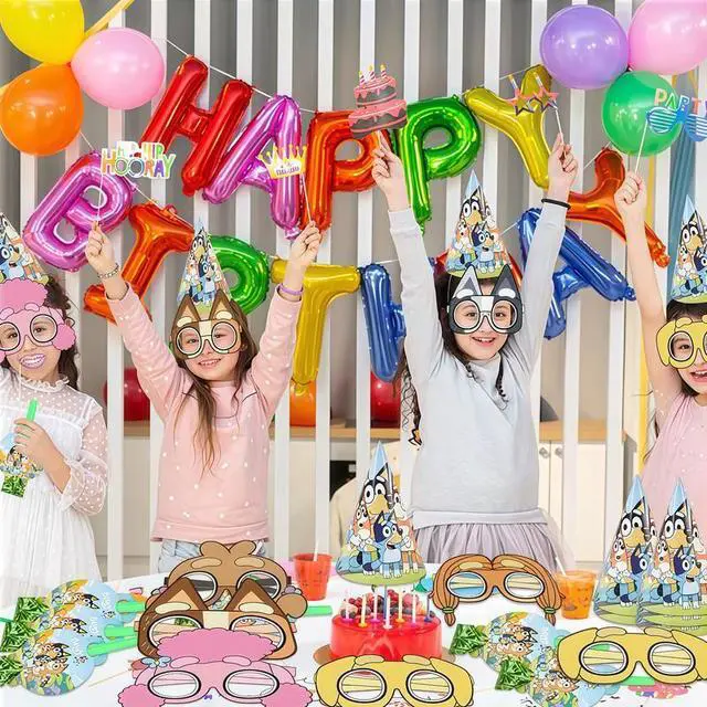 Alt view image 3 of 7 - Bluey Party Favors Party Bags Filler Bluey Party Decorations Birthday Photo Prop
