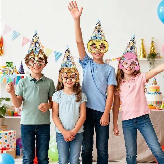 Alt view image 4 of 7 - Bluey Party Favors Party Bags Filler Bluey Party Decorations Birthday Photo Prop