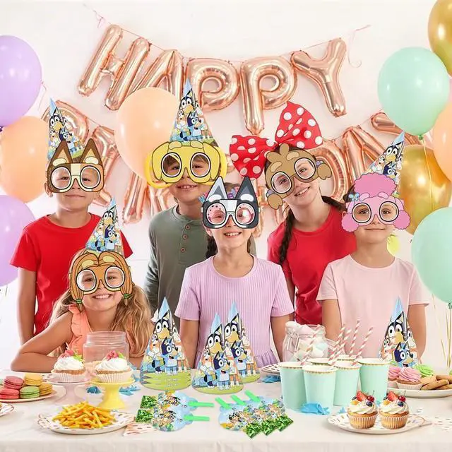 Alt view image 5 of 7 - Bluey Party Favors Party Bags Filler Bluey Party Decorations Birthday Photo Prop