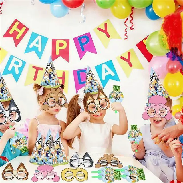 Alt view image 6 of 7 - Bluey Party Favors Party Bags Filler Bluey Party Decorations Birthday Photo Prop