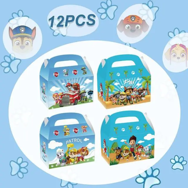 Alt view image 2 of 7 - 12 PAW Patrol Party Favors Gift Box Loot Candy Bag PAW Patrol Party Decoration
