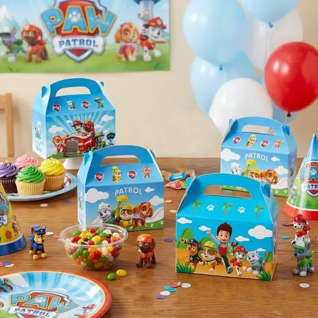 Alt view image 5 of 7 - 12 PAW Patrol Party Favors Gift Box Loot Candy Bag PAW Patrol Party Decoration