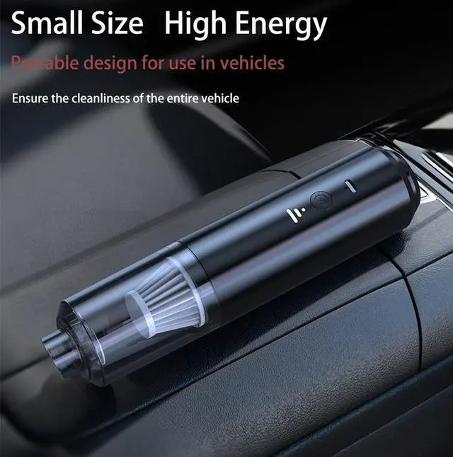 Alt view image 5 of 6 - Powerful Car Vacuum Cleaner Cordless Strong Suction Handheld Cleaning Supplies
