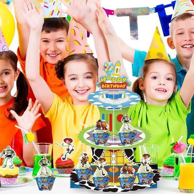 Alt view image 3 of 7 - Toy Story Cake Stand Toy Story Party Decoration Birthday Supplies Cake Topper