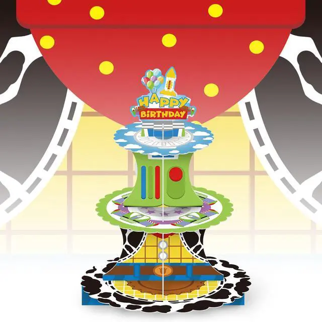 Alt view image 4 of 7 - Toy Story Cake Stand Toy Story Party Decoration Birthday Supplies Cake Topper