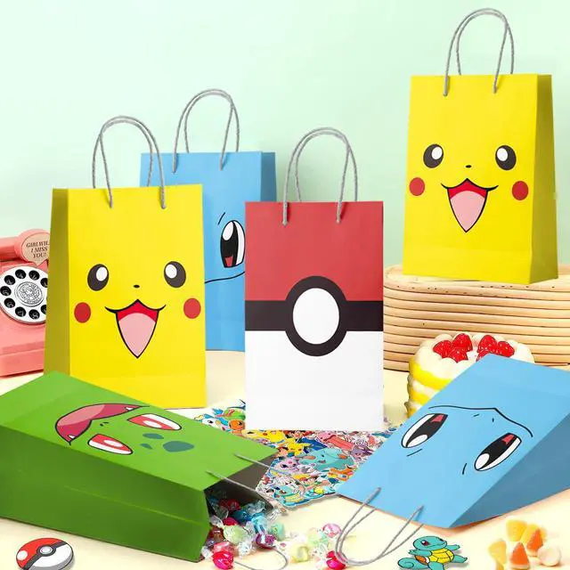 Alt view image 3 of 6 - Pokemon Party Favors for Kids, 110 Pcs Pokemon Birthday Party Favors Set - Pokemon Goodie Bags Key Chains Stickers Badges etc Pokemon Party Supplies for Pokemon Birthday Decorations