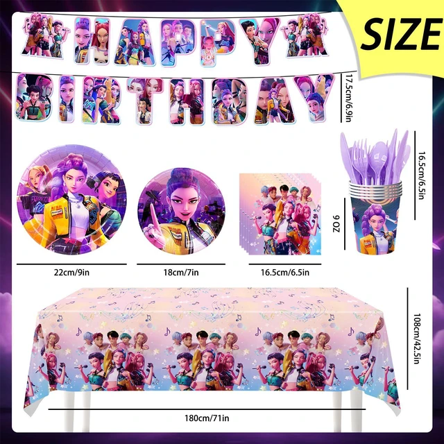 Alt view image 6 of 7 - Puppy Dog Birthday Party Supplies,148pcs Dog Party Decorations & Dog Birthday Party Tableware Set- Dog Birthday Banner,Puppy Balloons&Puppy Party Plates Cups Table Cloth etc Dog Themed Party Supplies