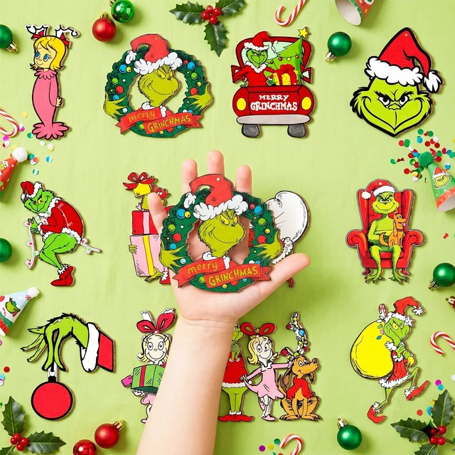 Alt view image 5 of 7 - Christmas Tree Decorations, 37 PCS Christmas Tree Ornaments, Hanging Ornaments with Rope for Xmas Party Supplies
