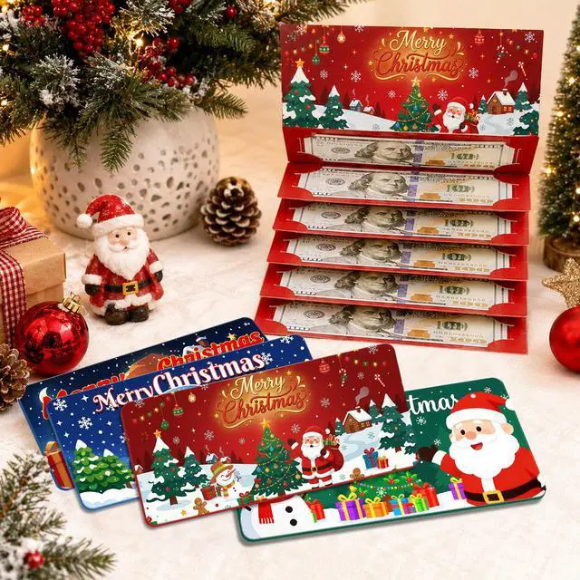 Alt view image 2 of 7 - Christmas Money Gift Cards Envelope for Christmas Party Decorations,Christmas Gift Cash Card Holders,Christmas Money Gift Envelope,Xmas Party Supplies,Christmas Decorations