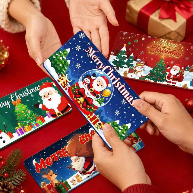 Alt view image 4 of 7 - Christmas Money Gift Cards Envelope for Christmas Party Decorations,Christmas Gift Cash Card Holders,Christmas Money Gift Envelope,Xmas Party Supplies,Christmas Decorations