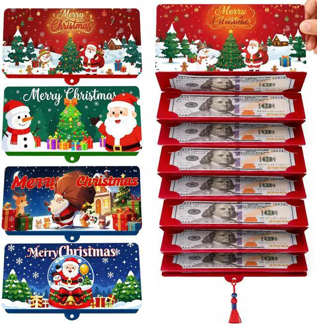 Main image of Christmas Money Gift Cards Envelope for Christmas Party Decorations,Christmas Gift Cash Card Holders,Christmas Money Gift Envelope,Xmas Party Supplies,Christmas Decorations