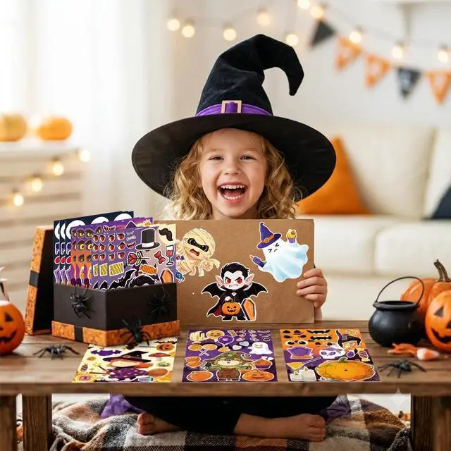 Alt view image 2 of 7 - Halloween DIY Stickers