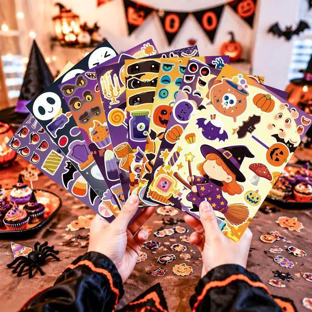 Alt view image 4 of 7 - Halloween DIY Stickers