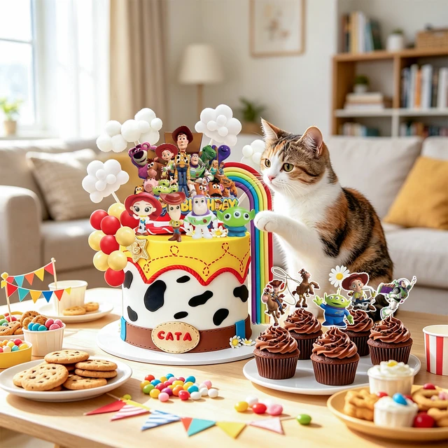 Alt view image 4 of 7 - 26 Pcs Toy Story Cake Decorations Set - Toy Story Party Cake Toppers&Toy Story Cupcake Toppers&Toy Story Character Models etc Toy Story Cake Party Decorations for Toy Story Birthday Party Supplies
