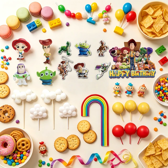 Alt view image 5 of 7 - 26 Pcs Toy Story Cake Decorations Set - Toy Story Party Cake Toppers&Toy Story Cupcake Toppers&Toy Story Character Models etc Toy Story Cake Party Decorations for Toy Story Birthday Party Supplies