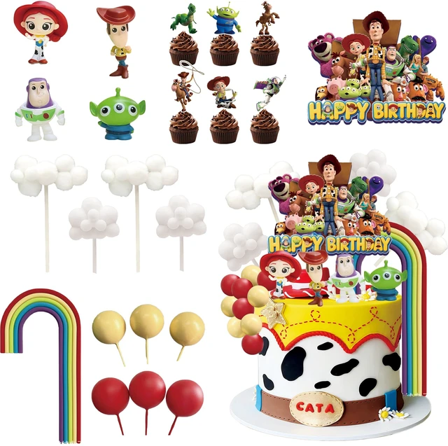 Main image of 26 Pcs Toy Story Cake Decorations Set - Toy Story Party Cake Toppers&Toy Story Cupcake Toppers&Toy Story Character Models etc Toy Story Cake Party Decorations for Toy Story Birthday Party Supplies