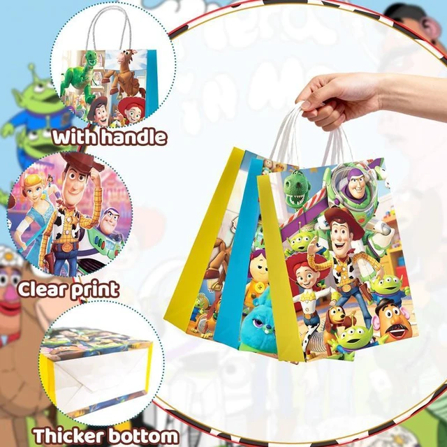Alt view image 3 of 7 - 18Pcs Toy Story Party Supplies Toy Story Gift Bags,Toy Story Goodie BagsToy Story Candy Bags for Toy Story Birthday Party Favors