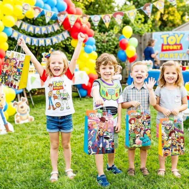 Alt view image 4 of 7 - 18Pcs Toy Story Party Supplies Toy Story Gift Bags,Toy Story Goodie BagsToy Story Candy Bags for Toy Story Birthday Party Favors