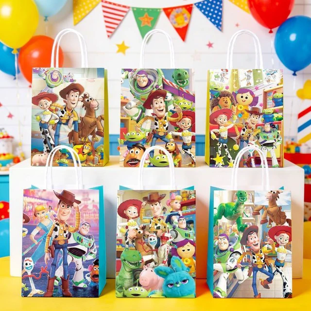 Alt view image 7 of 7 - 18Pcs Toy Story Party Supplies Toy Story Gift Bags,Toy Story Goodie BagsToy Story Candy Bags for Toy Story Birthday Party Favors