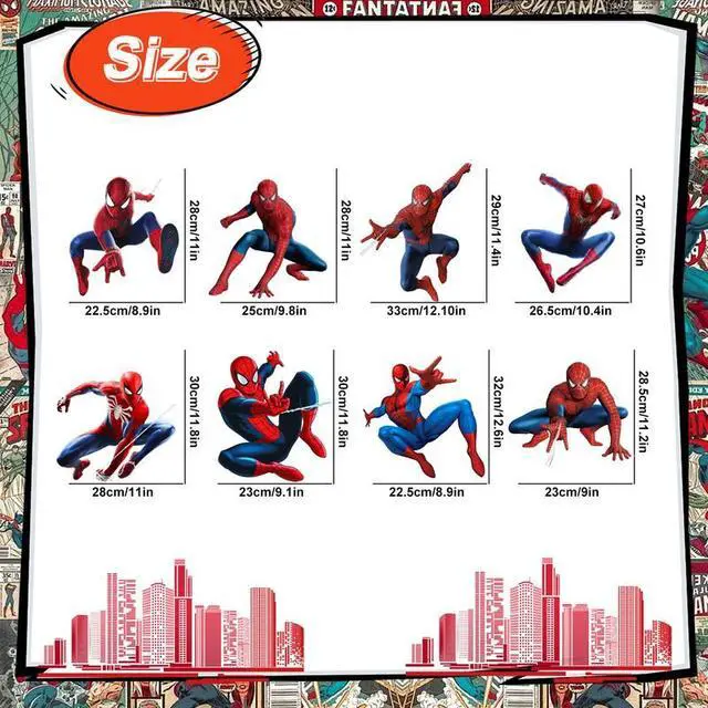 Alt view image 6 of 7 - Spiderman Themed Yard Signs, 8 Pcs Spiderman Yard Signs with Stakes, Large Spiderman Yard Signs, Spiderman Outdoor Decorations for Boys Kids Spiderman Birthday Party Supplies Decorations