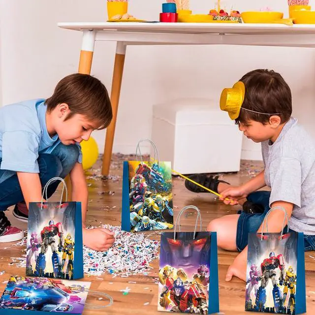 Alt view image 5 of 7 - Transformers Goodie Bags - 16pcs Transformers Party Bags, Transformers Gift Bags, Transformers Candy Bags for Boys/Girls Kids Transformers Theme Birthday Party Decorations Suppilies