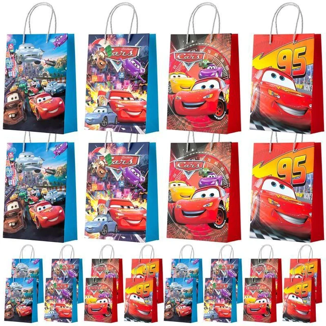 Main image of 16 Pcs Lightning McQueen Gift Bags Lightning McQueen Party Favor Bags Cars Goodie Bags Cars Treat Bags Cars Candy Bags for Lightning McQueen Birthday Party Decorations/Cars Party Decorations