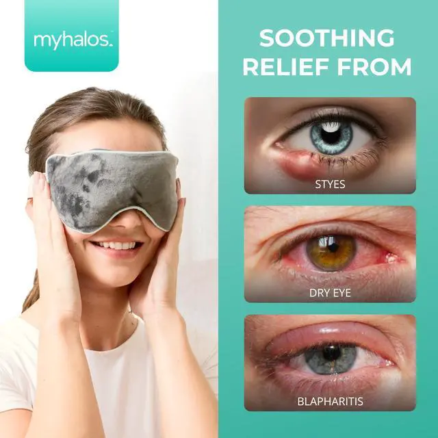 Alt view image 3 of 7 - Heated Eye Mask, Warm Compress for Dry Eyes, Blepharitis & MGD