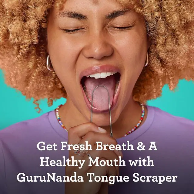 Alt view image 6 of 6 - Tongue Scraper for Adults (2 Pack) with Travel Case, 420 Medical-grade 100% Stainless Steel Tongue Cleaner, Aids in Fresh Breath & Oral Care