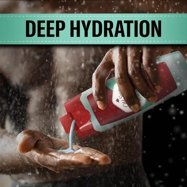 Alt view image 3 of 7 - Moisturizing Men's Hydro Body Wash 2-in-1, long-lasting fragrance & intense hydration to relieve dry skin, all-day fresh, Pure Sport Scent, 16 oz each, pack of 4