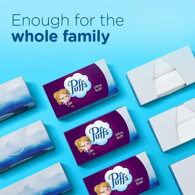 Alt view image 7 of 7 - Ultra soft facial tissues, cube box contains 48 tissues, suitable for allergies and colds, packaging may vary