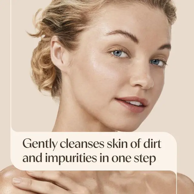 Alt view image 2 of 7 - Calm Restore Oat Facial Cleanser, moisturizing daily face wash for sensitive skin formulated with oat and feverfew extract, hypoallergenic, non-comedogenic, fragrance free, 7.8 fl oz