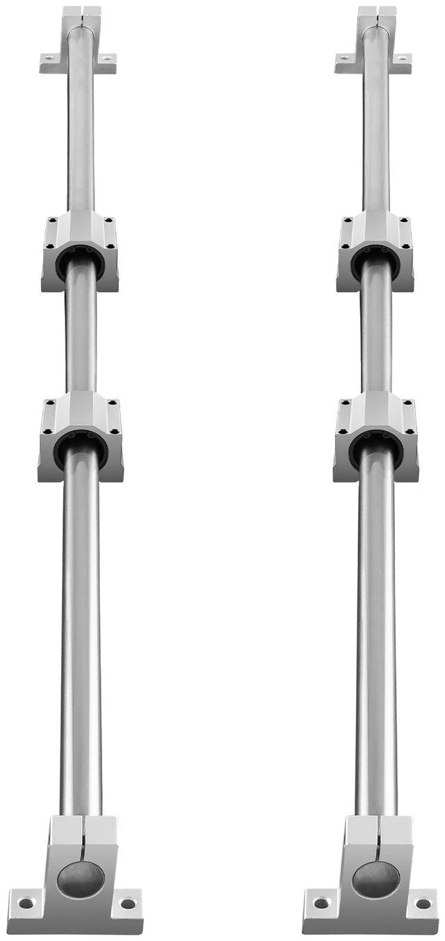 Alt view image 8 of 8 - Linear Motion Kit, SFC16 1000mm, Includes 2 Rails of 39.4 inches, 4 SC16 Carriage Blocks, and 4 Support Brackets, Ideal for CNC and Automation Projects