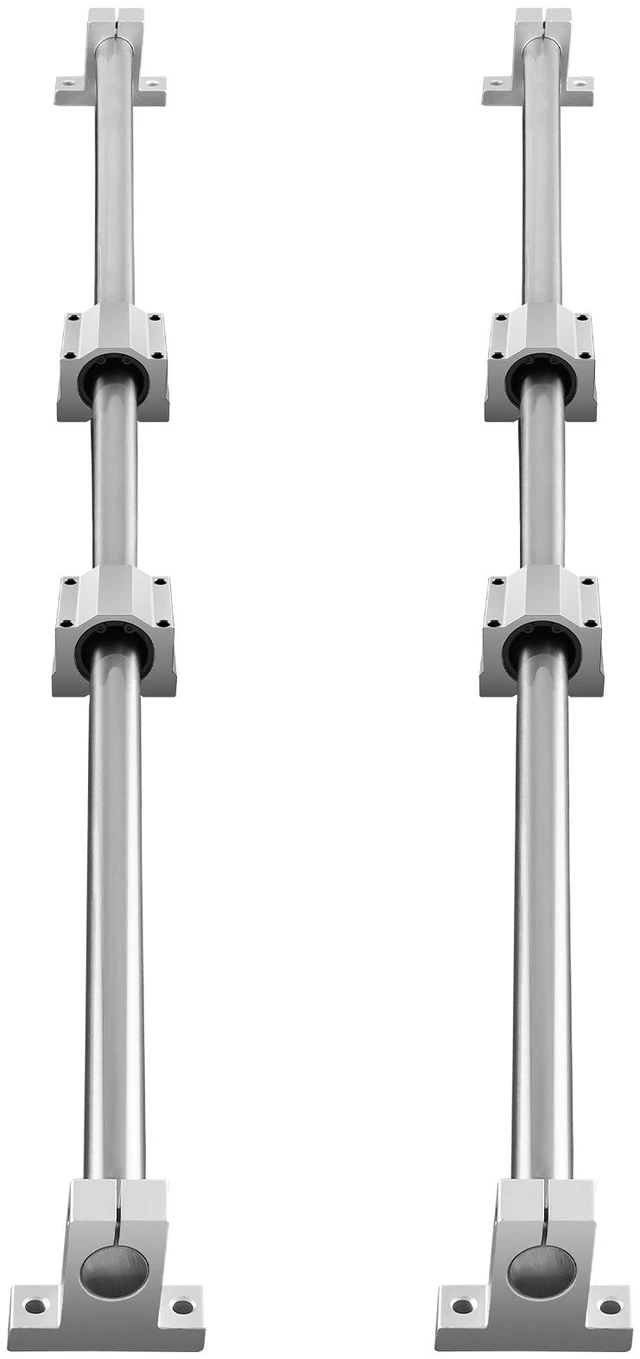 Alt view image 16 of 16 - Linear Guide Set, SFC20 1000mm, Comes with Two 39.4 in/1000 mm SFC20 Guides, Four SC20 Slide Blocks, and Four Guide Supports for Automated Machinery and CNC Tasks