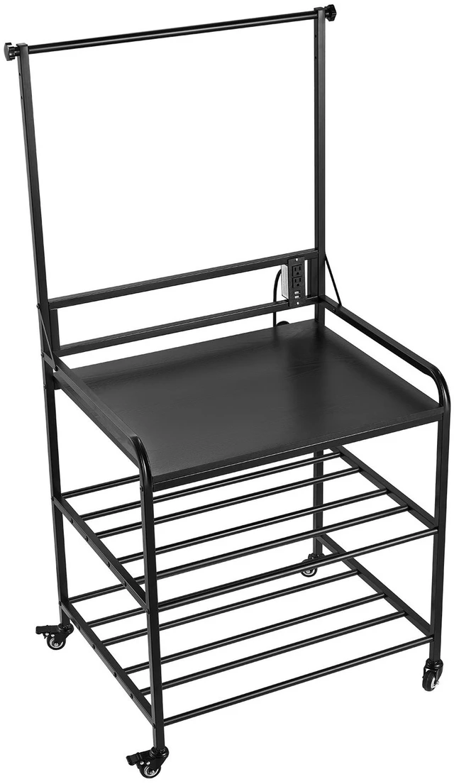 Alt view image 2 of 2 - VEVOR 3D Printer Filament Storage Rack 3-Tier 3D Printer Stand with Storage