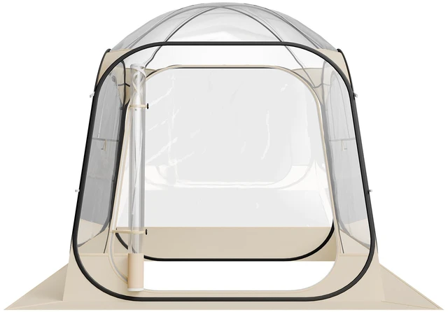 Alt view image 9 of 9 - VEVOR Pop up Sports Tent 72x72 in Outdoor Clear Bubble Tent Weather Proof Pod