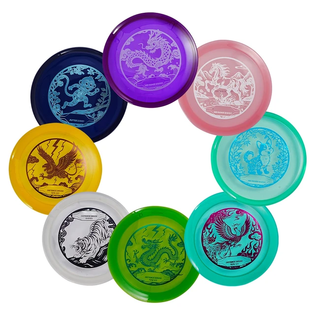 Alt view image 9 of 9 - VEVOR Disc Golf Set with Putter Mid-Range and Driver Discs 8 Pack for Beginners