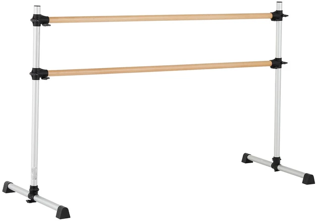 Alt view image 9 of 9 - 6Ft Ballet Barre Freestanding Portable Fitness Dance Bar Height Adjustable