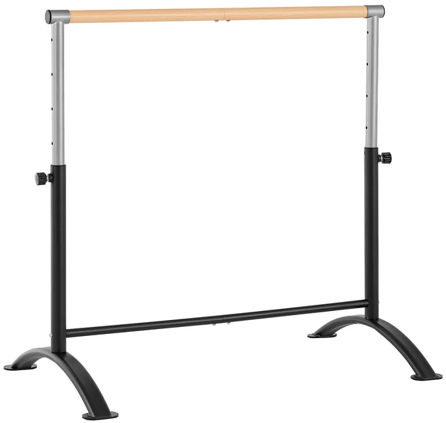 Alt view image 9 of 9 - 4Ft Ballet Barre Freestanding Portable Fitness Dance Bar Height Adjustable