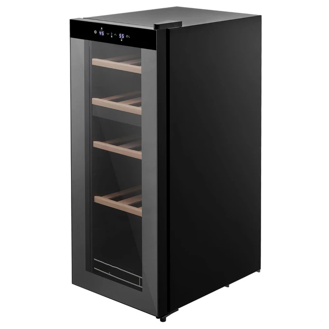 Alt view image 8 of 8 - VEVOR 20 Bottle Wine Fridge, Freestanding Wine Cooler Refrigerator, Dual Zone Cooler, 41 to 65 Adjustable Temp Mini Cellar, Glass Door, For Home Office Bar, Red White Champagne or Sparkling Wines